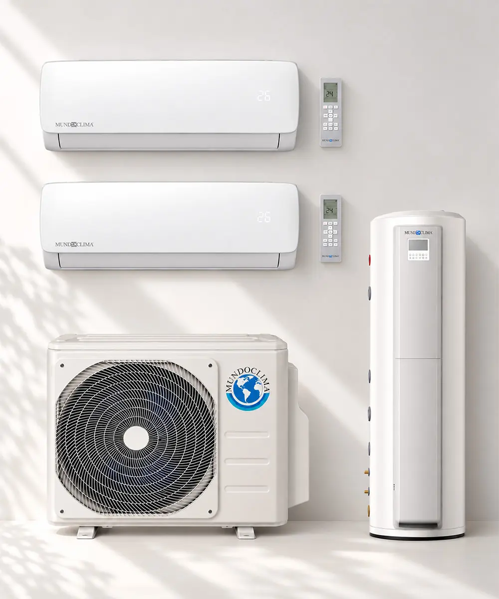 Split-Pared-2×1 Serie-H11+ACS-190 Litros-MUPR-12+18-H11-01 Split Pared 2x1 Serie H11 + ACS 190 Litros MUPR-12+18-H11 - Imagen 1